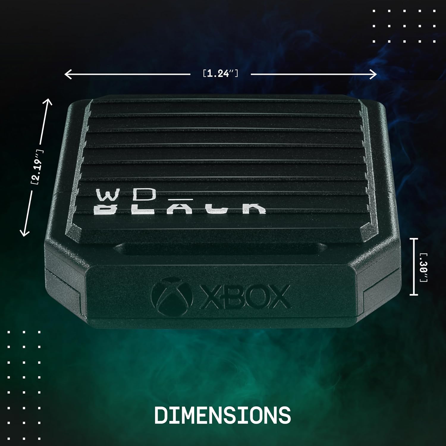 WD_BLACK C50 2TB Game drive for Xbox, Xbox storage Expansion Card, Officially Licensed for XBox, Series X|S, Plug-and-Play, Quick Resume. Xbox Velocity Architecture, Save