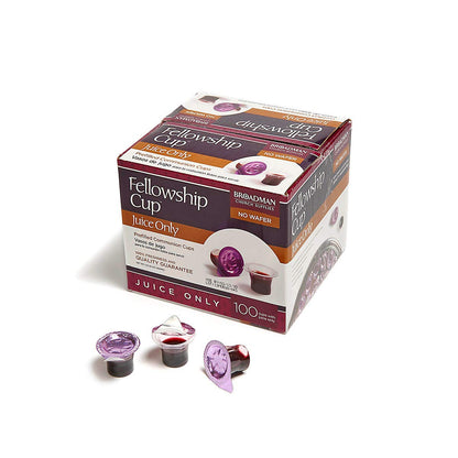 Fellowship Cup Juice Only Box- Box Of 100