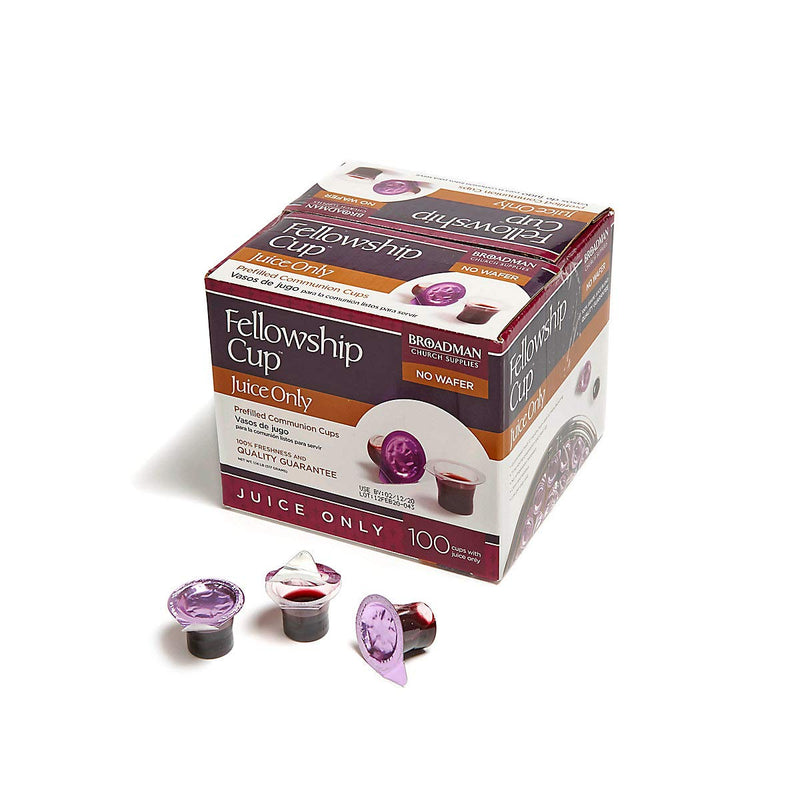 Fellowship Cup Juice Only Box- Box Of 100