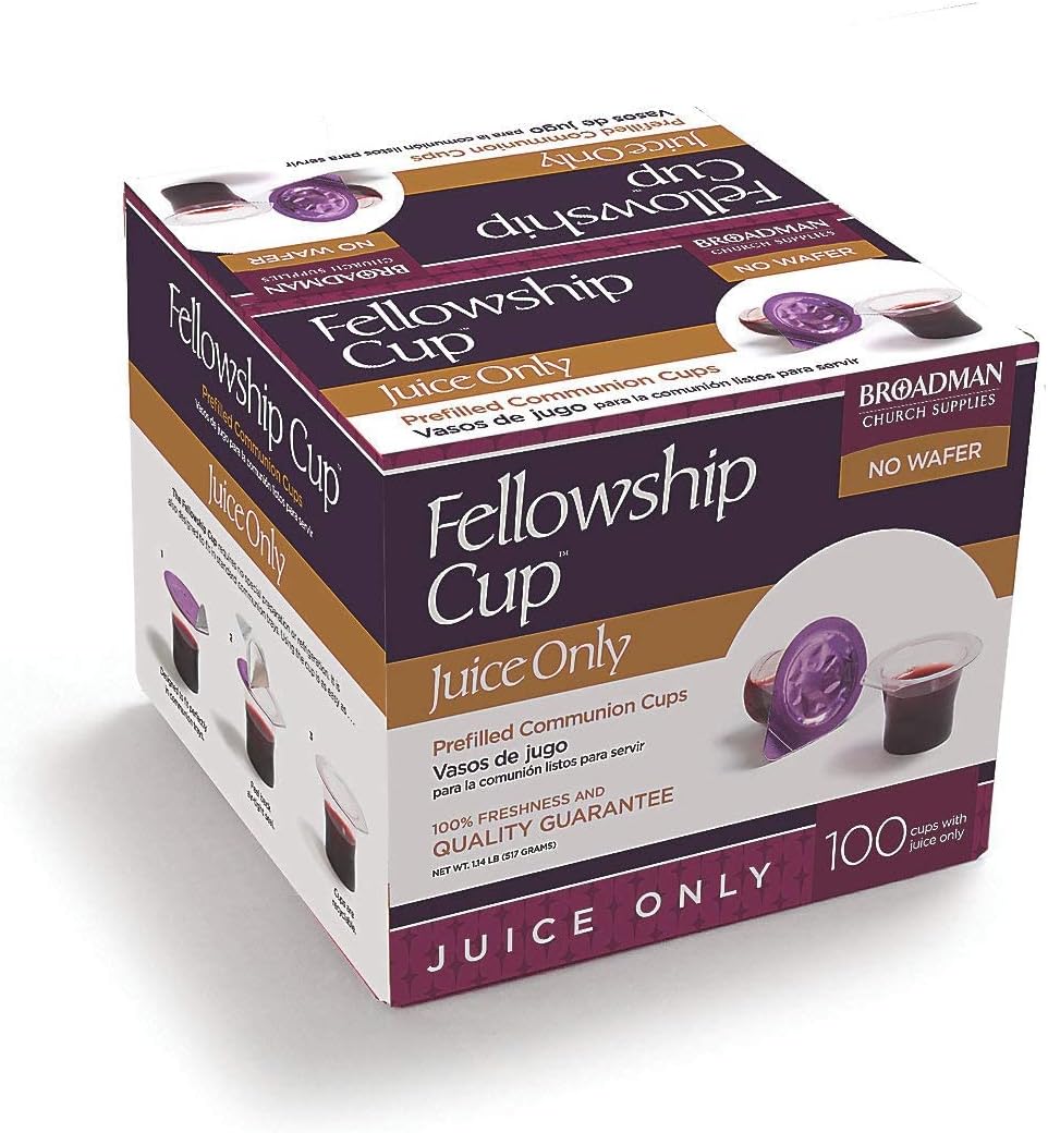 Fellowship Cup Juice Only Box- Box Of 100