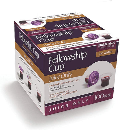 Fellowship Cup Juice Only Box- Box Of 100