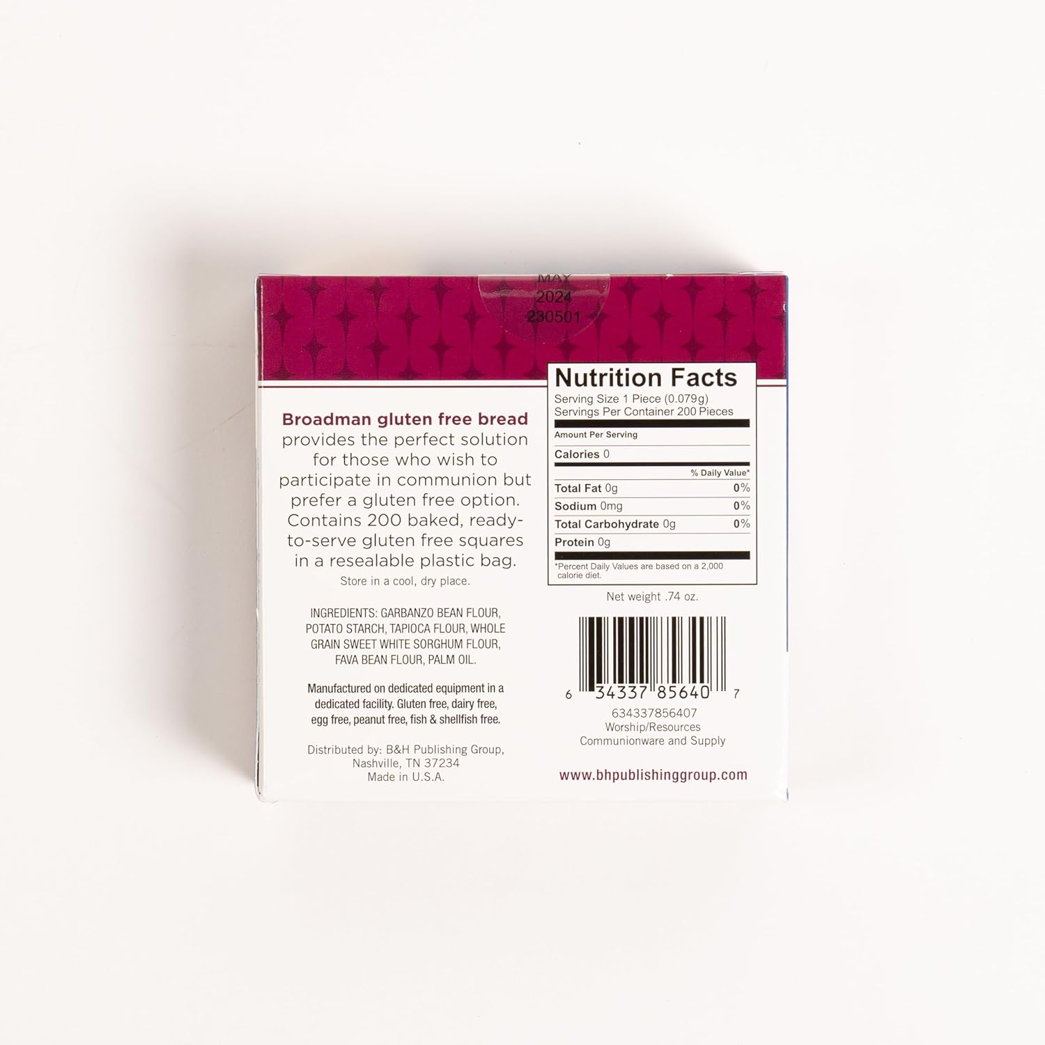 Communion Bread Gluten Free (Pack of 200)