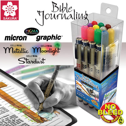 Bible Journaling 17 Piece Set - Micron/GellyRoll