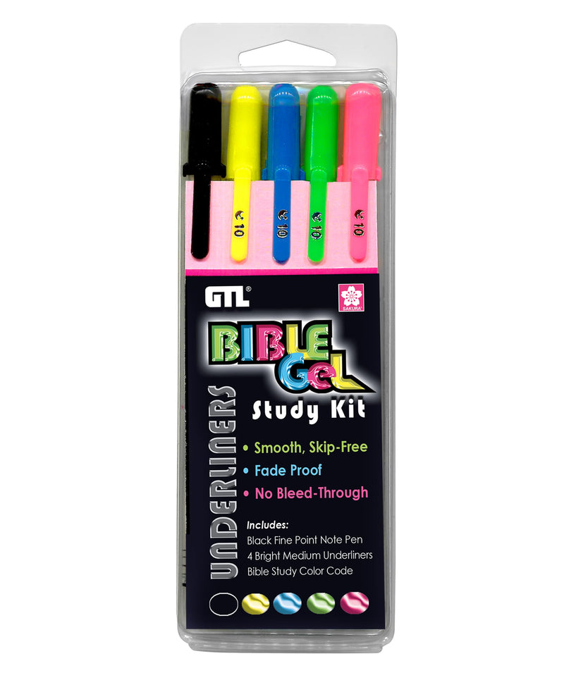 Sakura Bible Gel Study Kit Underliners