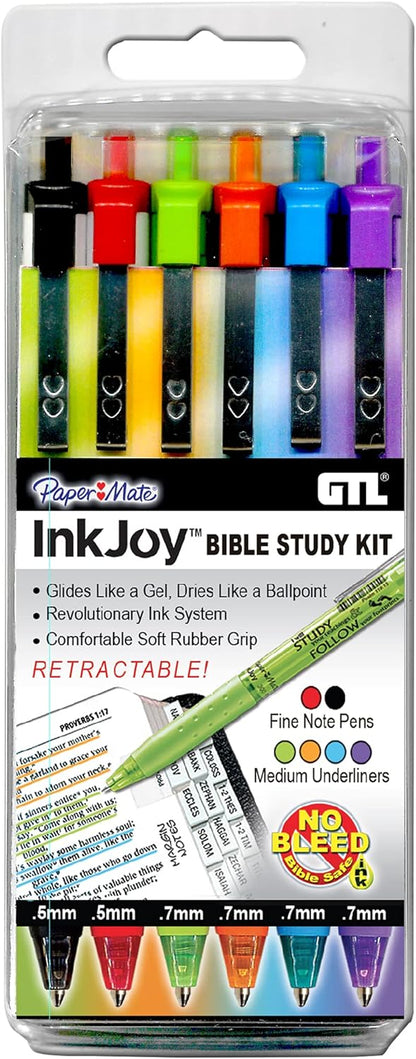 Paper: Mate Inkjoy Biblia Estudio Kit (Juego de 6
