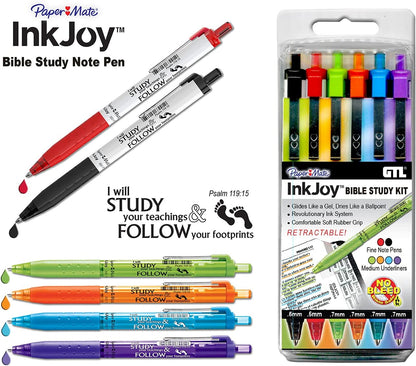 Paper: Mate Inkjoy Biblia Estudio Kit (Juego de 6