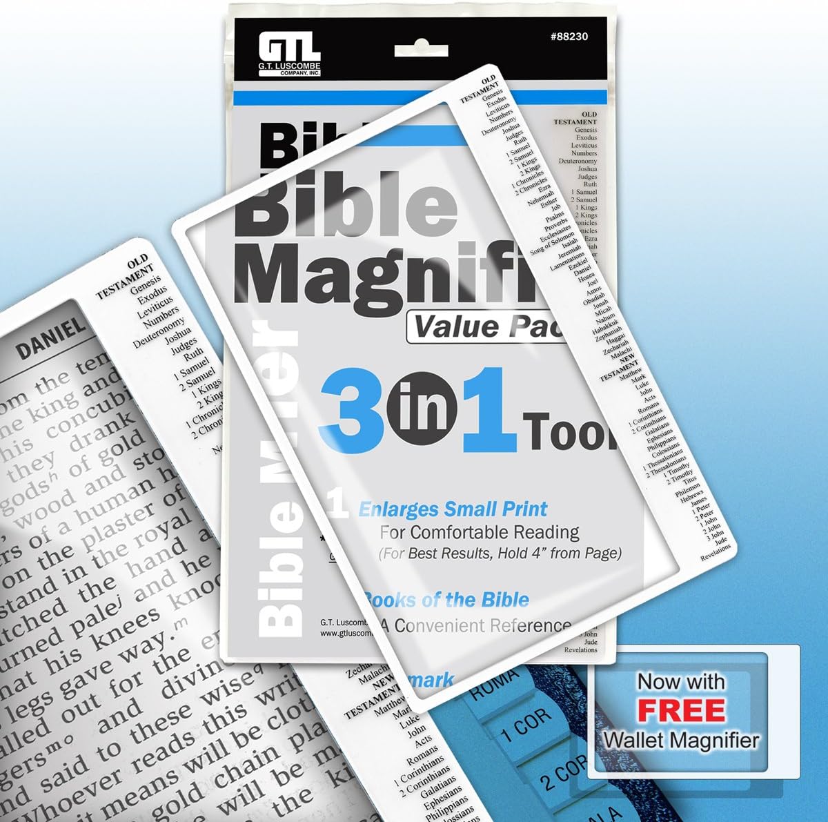 Bible Magnifier 3-In-1 Value Pack