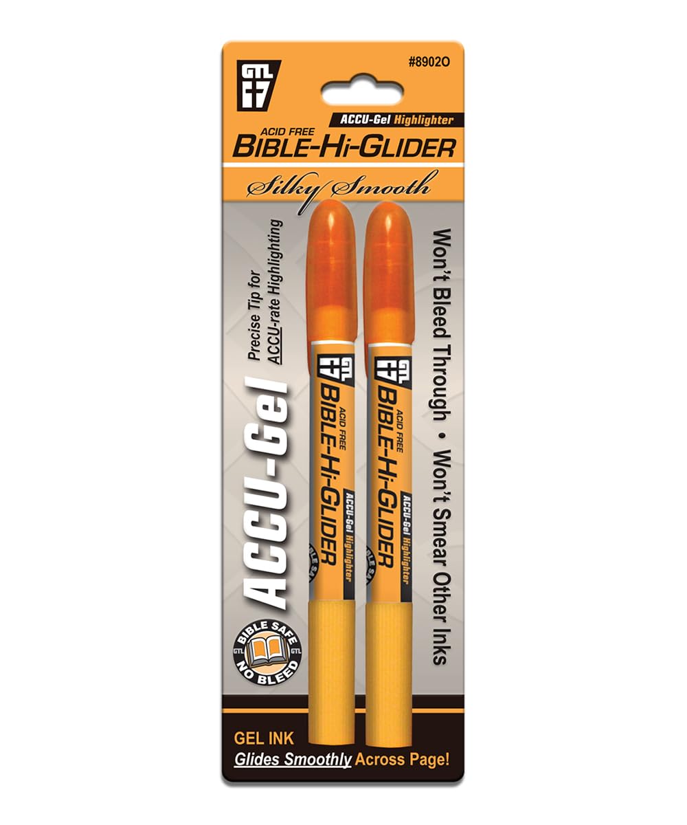 Bible Hi-Glider Orange 2 pack