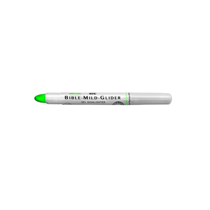 G.T. Luscombe Company, Inc. Bible Mild-Glider Gel Highlighter, Bible Study, No Bleed Solid, No Smearing or Fading, Long Lasting, Translucent Color Dry Marker, Mild Green
