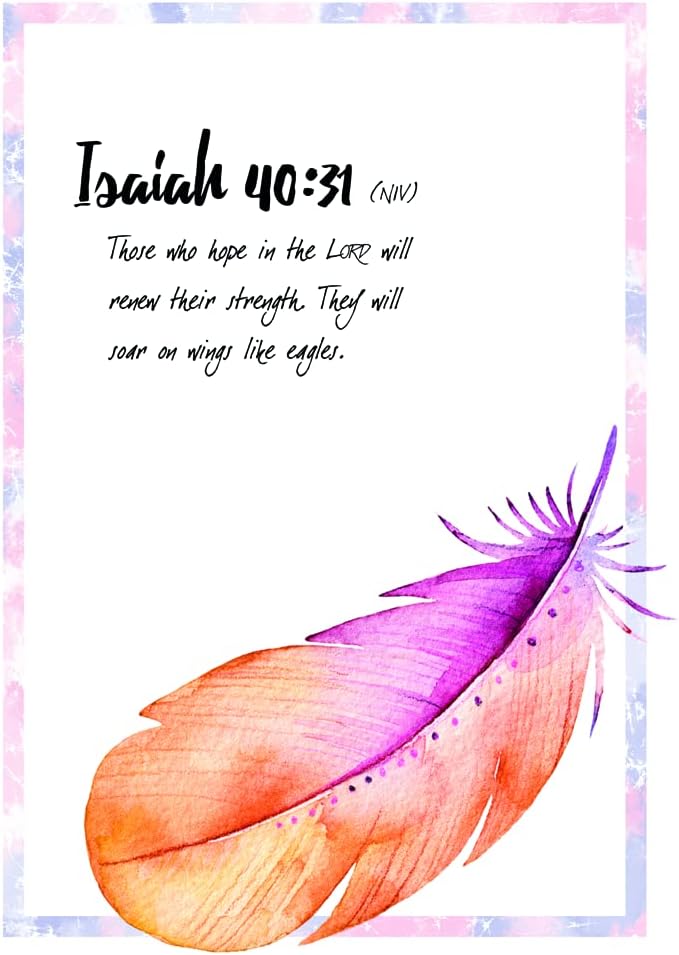 Under His Wings - All Occasion Greeting Cards - NIV Scripture - (Box of 12