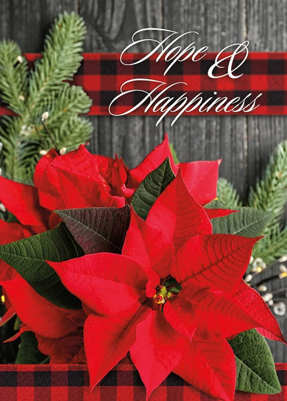 Be Happy and Blessed- Assorted Boxed Greeting Cards - Christmas - KJV Scripture - (Box of 12