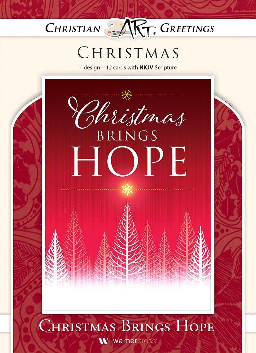 Christmas Brings Hope - Boxed Greeting Cards - Christmas - NKJV Scripture - (Box of 12