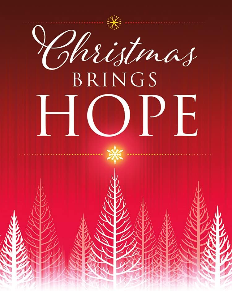 Christmas Brings Hope - Boxed Greeting Cards - Christmas - NKJV Scripture - (Box of 12