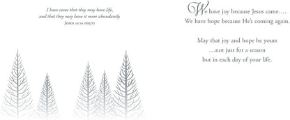 Christmas Brings Hope - Boxed Greeting Cards - Christmas - NKJV Scripture - (Box of 12