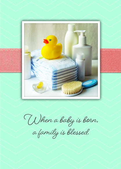 Warner Press Card-Boxed-Baby Blessings Assorted Baby Congratulations (KJV) (Box Of 12