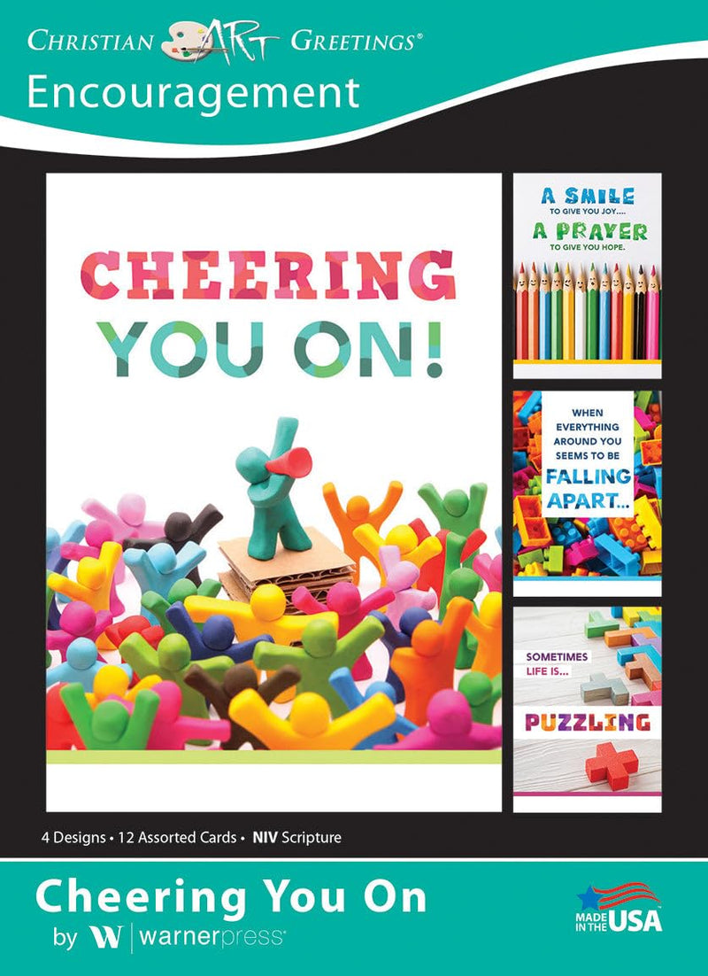 Warner Press Card-Boxed-Cheering You On Assorted (Pack Of 12