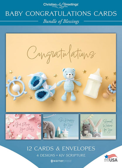 Warner Press Card-Boxed-Bundle Of Blessings Assorted Baby (KJV) (Box Of 12