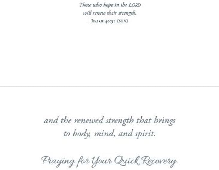 Warner Press Card-Boxed-Wishing You Well Assorted Get Well (KJV) (Box Of 12