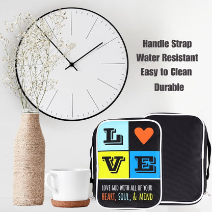 Bible Cover Love Block Canvas Medium