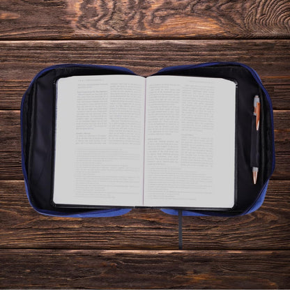 Swanson Christian Products - Bible Cover Canvas - Screen Printed Design - Shine - Large