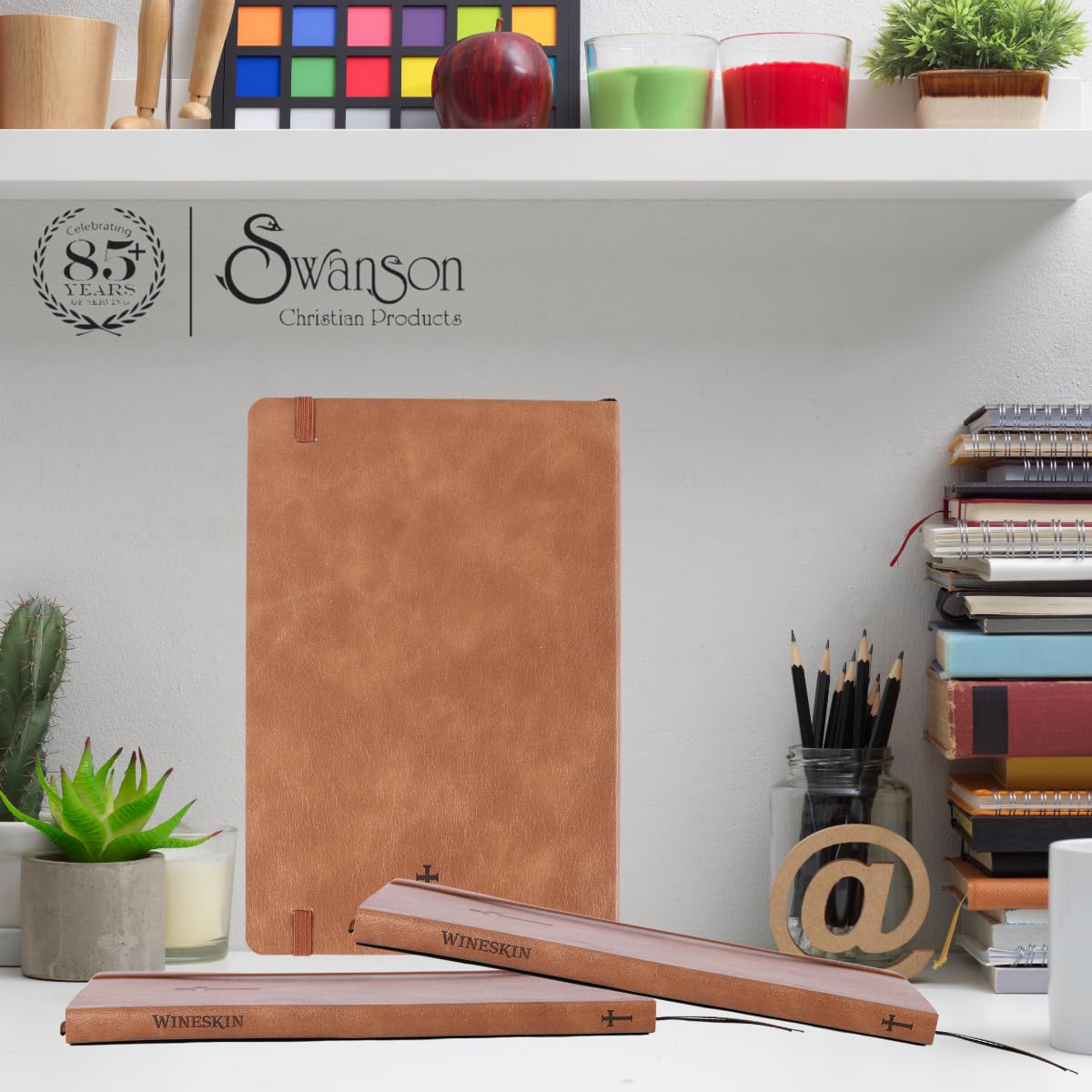 Journal Wineskin Hard Cover 420pg - Tan