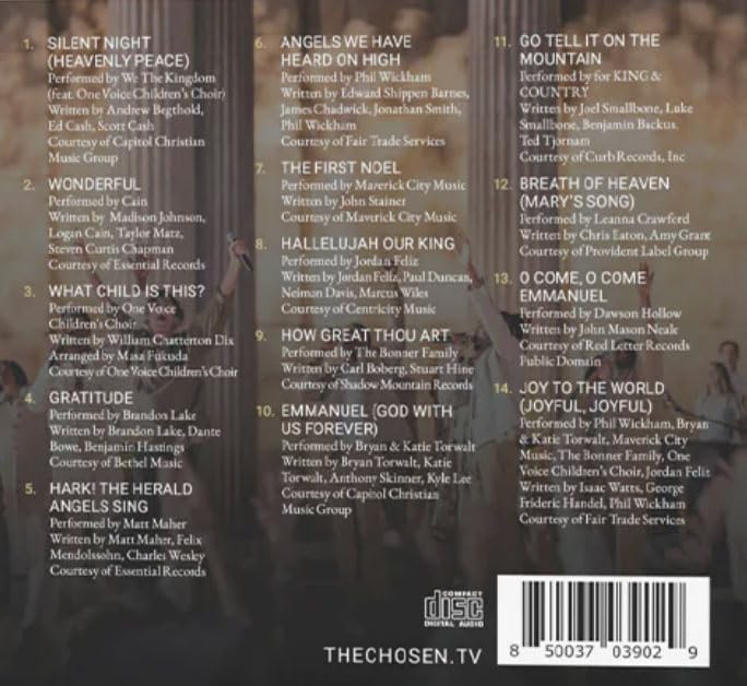 Christmas With The Chosen: Soundtrack