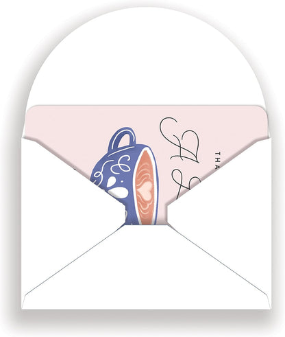 Bella Paper Thanks A Pun Assorted Thank You Note Card Set - Pack of 12-3.5" x 5.25" Printed Textured Art Paper, 3 Punny Designs, Cards with Bible verses inside, Matching Stickers and Envelopes