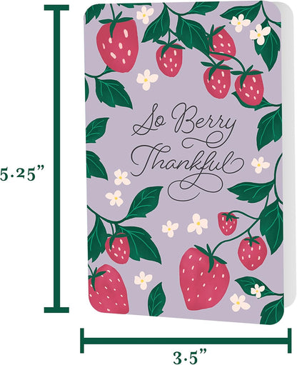 Bella Paper Thanks A Pun Assorted Thank You Note Card Set - Pack of 12-3.5" x 5.25" Printed Textured Art Paper, 3 Punny Designs, Cards with Bible verses inside, Matching Stickers and Envelopes