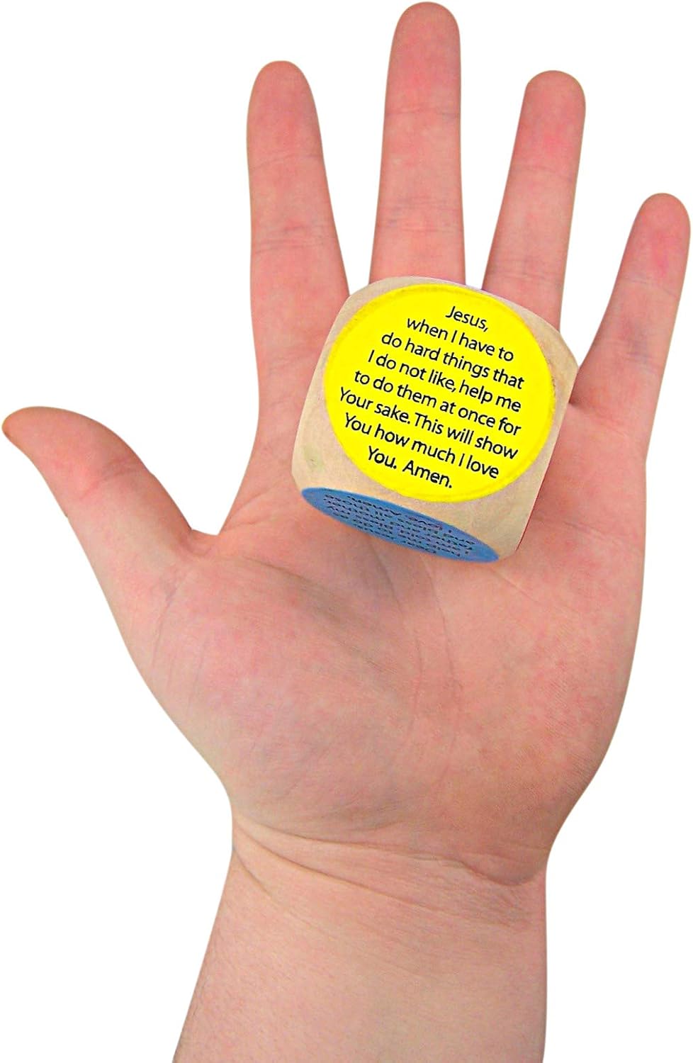 Religious Children's Colorful Prayer Cube, 1 1/2 Inch