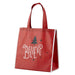 Red Believe Christmas Gift Tote Bag, 13 Inch