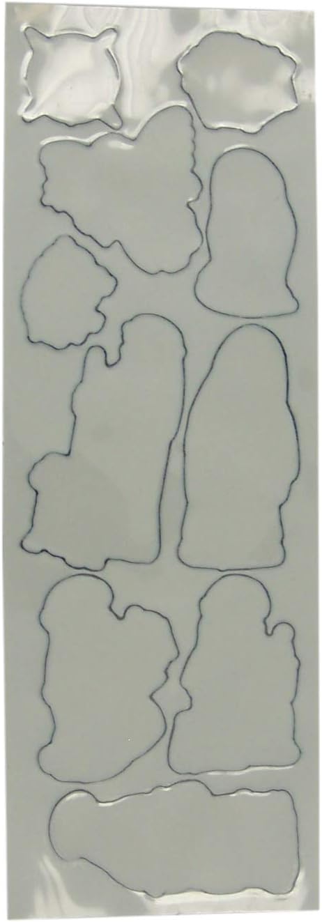 Autom Christmas Nativity Scene Puffy Stickers Sheet, 6 Inch, Pack of 36