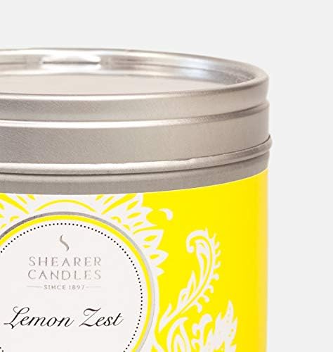 Lemon Zest Scented Candle in a Tin
