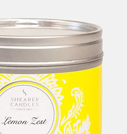 Lemon Zest Scented Candle in a Tin