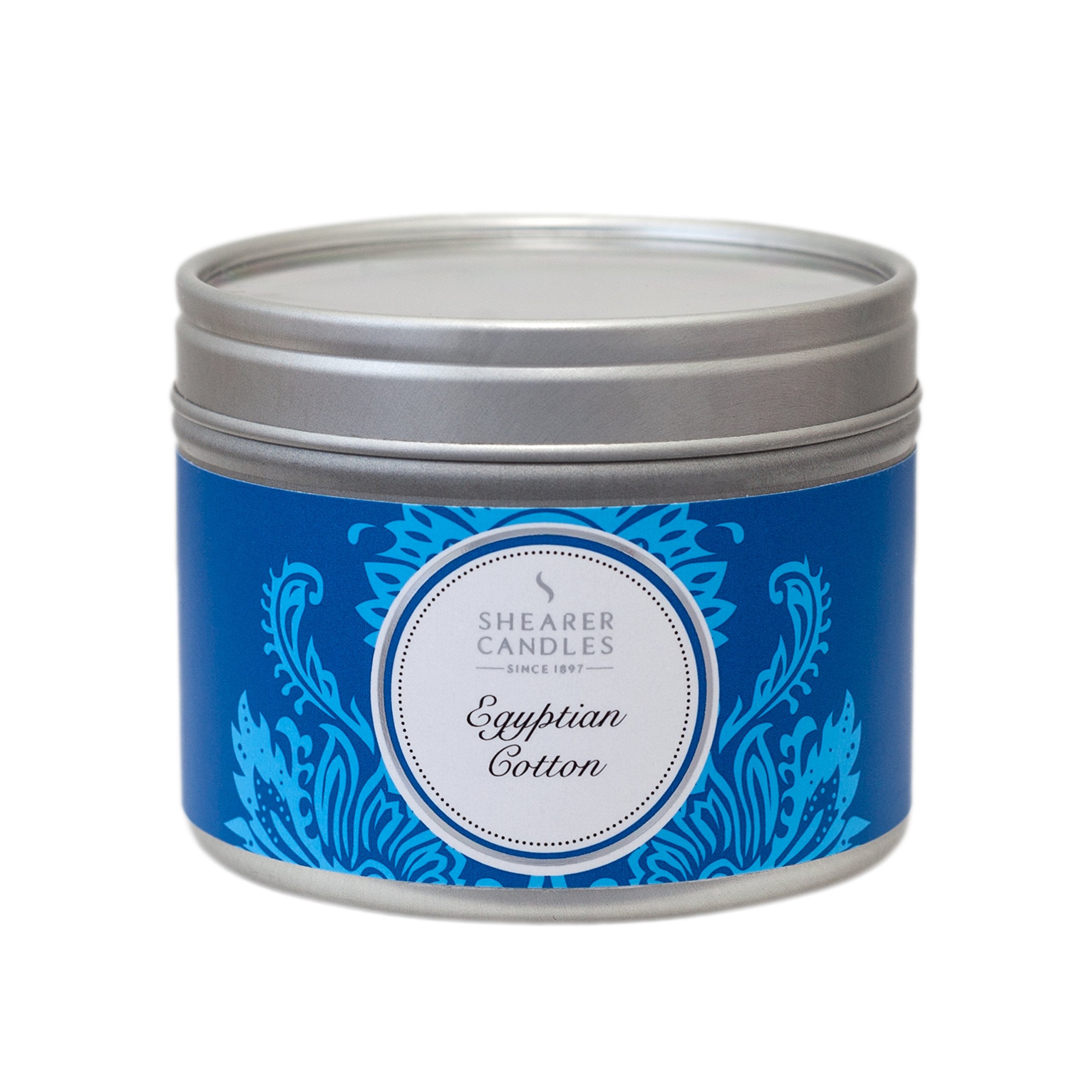 Egyptian Cotton Scented Candle in a Tin