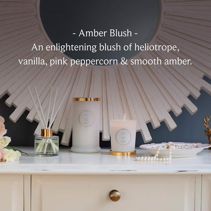 Amber Blush Scented Candle in a Tin