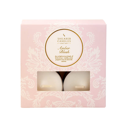 Amber Blush Scented Tealights (Box of 8)