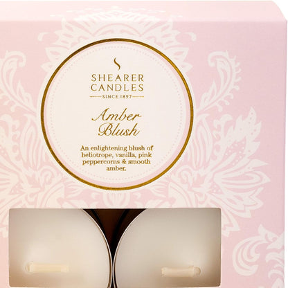 Amber Blush Scented Tealights (Box of 8)