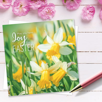 Compassion Charity Easter Cards - Joy/Daffodils (pack of 5