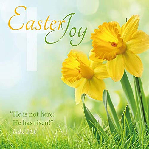 Pack of 5 Charity Easter Religious Cards ~ EASTER JOY Christian/Catholic