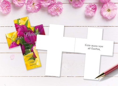 Easter Mini Crosses: Assorted Pack of 24 with Envelopes