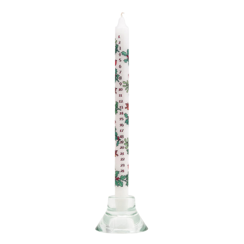 Holly & Ivy Advent Candle