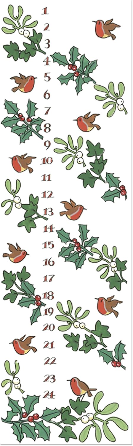 Holly & Ivy Advent Candle