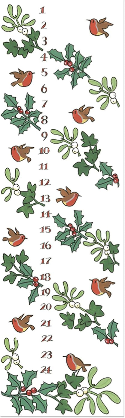 Holly & Ivy Advent Candle