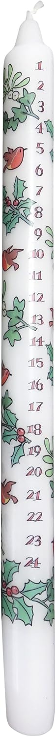 Holly & Ivy Advent Candle