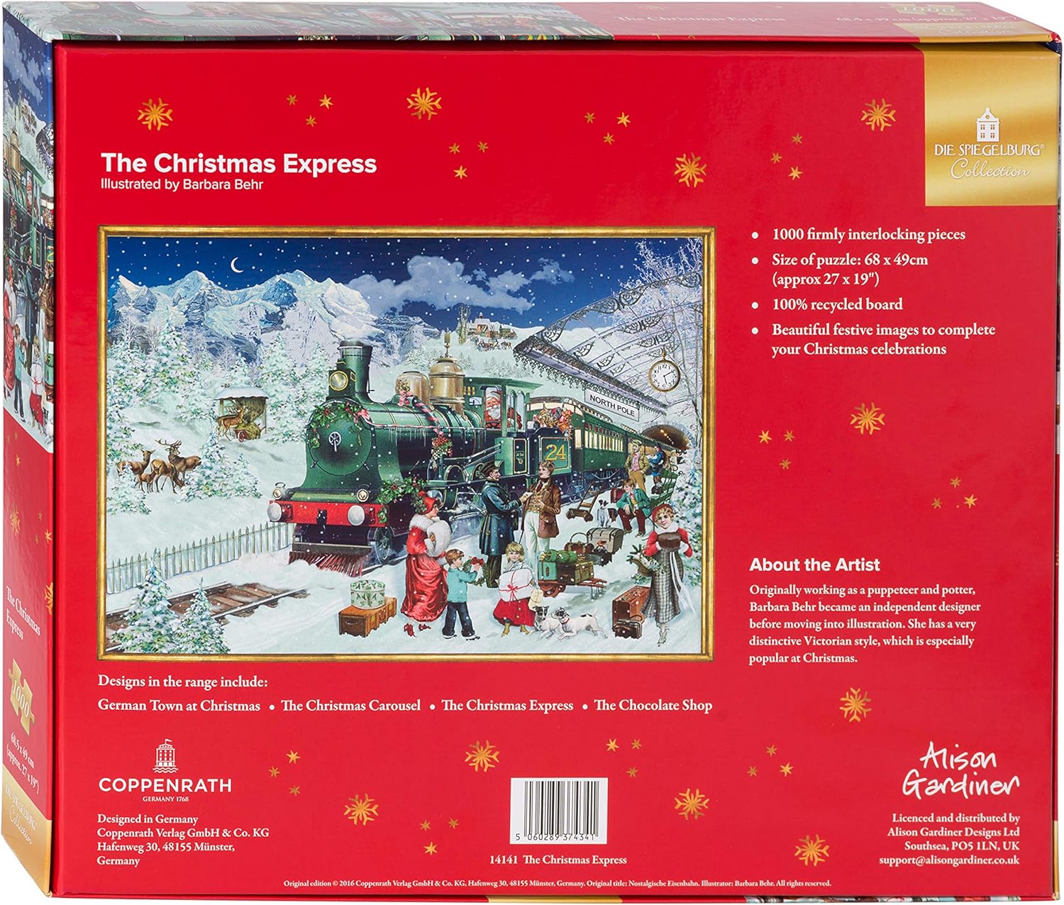 Coppenrath - Jigsaw Puzzle - 'The Christmas Express' - 1000 Piece - 68 x 48 cm