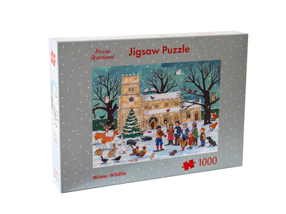 Alison Gardiner Designs - 1000 Piece Christmas Jigsaw Puzzle - Winter Wildlife
