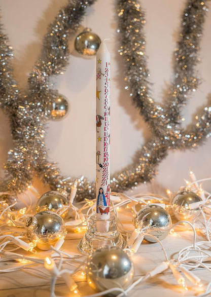 Nativity Advent Dinner Candle