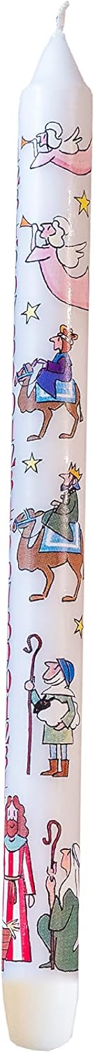 Nativity Advent Dinner Candle