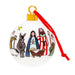 Alison Gardiner Fine Bone China 6 Centimetre Christmas Tree Bauble (Nativity