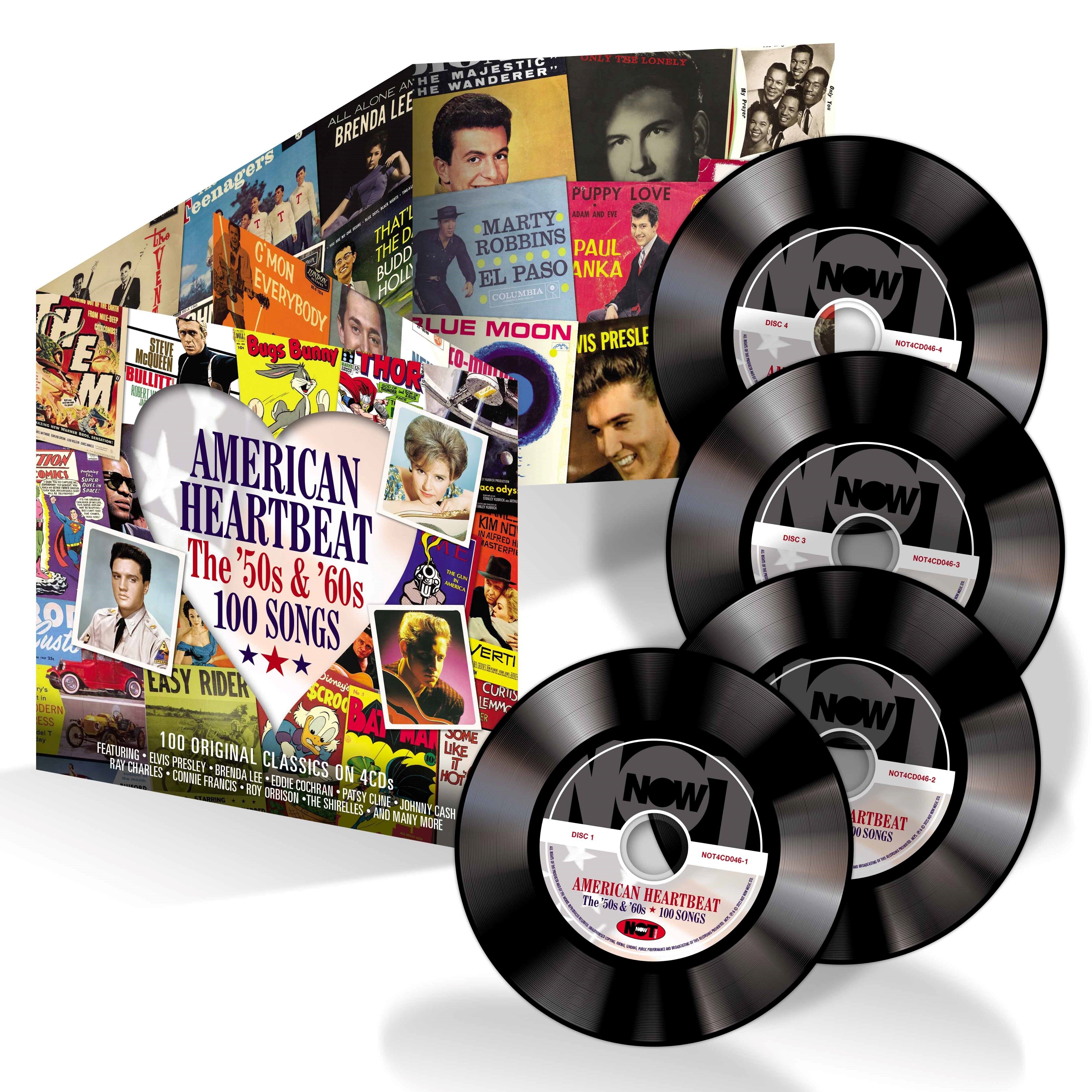 American Heartbeart: The '50s & '60s - 100 Songs